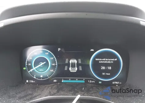 2022 Hyundai Santa Fe Hybrid Blue z USA, uszkodzony, nr VIN KM8S2DA17NU026303